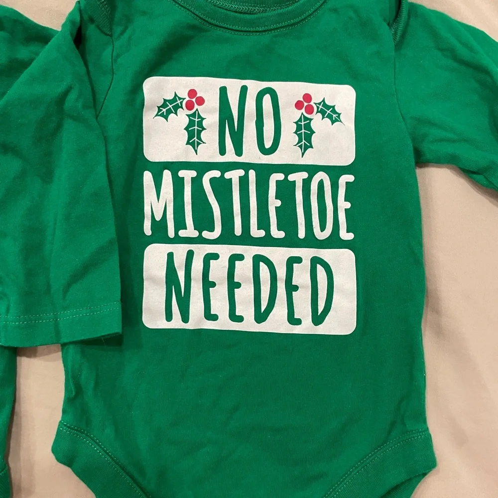 🎄Christmas Baby Long Sleeve Shirt - The Childrens Place - 3-6 Months - Picture 4 of 6
